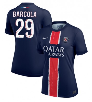 Paris Saint-Germain Bradley Barcola #29 Hemmatröja Dam 2024-25 Kortärmad